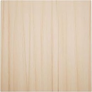 3 3/4"W x 3 3/4"H x 7/8"P Americraft Solid Hardwood Stain Grade Standard Smooth Rosette with Squared