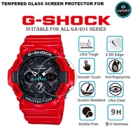 Casio G-SHOCK GA-201 SERIES 9H Watch Tempered Glass Screen Protector GA-201 GA201 GA-201RD GA201RD C