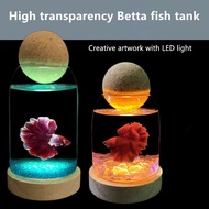 Aquarium Fish Tank Lamp Control Color Circular Aquarium LED Light Mini Fish Tank Light Home Decoration Aquarium Accessories