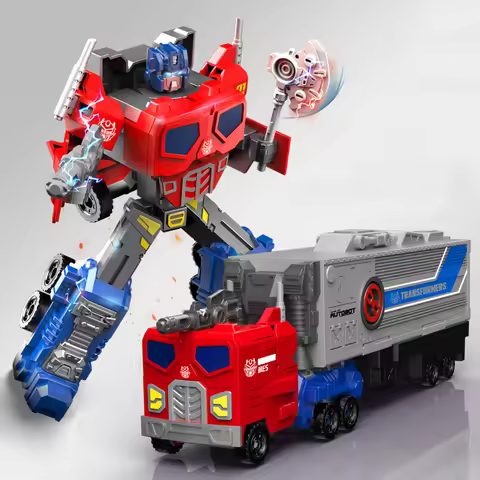 New Transformation Robot Toys Creative Inertia Truck Model Transformation Warrior Model Toys Childre