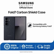 Casing Samsung Galaxy Z Fold 7 Carbon Shield Case Fold7 - Black
