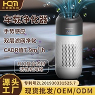 New Desktop Air Purifier Car Supplies Deodorizing Smart Gesture Sensing Car Air Purifier