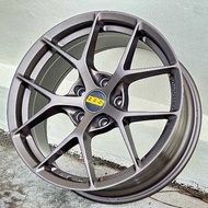 New Car Sport Rim Flow Forming BB5 Wheels 17x7.5J 5x113 ET35 Matt Bronze - READY STOCK