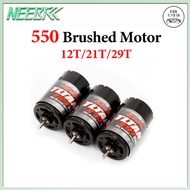 NEEBRC 550 12T 21T 29T Waterproof Brushed Motor For 1/10 RC Car HSP HPI Wltoys Kyosho TRAXXAS