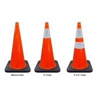 PVC ORANGE CONE/HEIGHT 30"/WEIGHT (+-4KG)/SAFETY TRAFFIC CONE/CONE-PVCRB-ES-7540