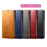 Crazy Horse Pattern Series Redmi Note11 Pro Note 11 11S 11 Pro+Rollover Leather Case