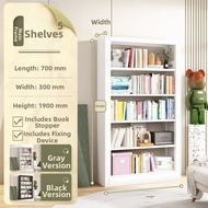Home Library Steel Bookshelf Floor-standing Storage Shelf
