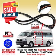 Hiace Van (2006-10) Rear Door Rubber Slide Door Trim TOYOTA 67872-26020 KDH200 KDH202 TRH203