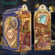 Tonecheer 3D Wooden Puzzle Book Nook Birthday Magical Library TQ134