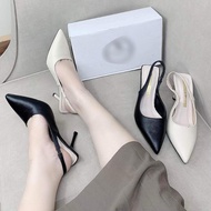 7p 9p pointed toe high heels with high quality matte leather A9