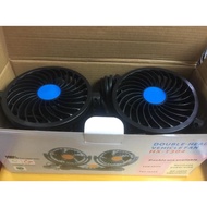 Double Headed Vehicle Car Fan