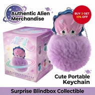 Alien Stage Free Stage Series Blind Box Pom Pom Keychain, Anime ALNST Mystery Plush Fluffy Bag Charm