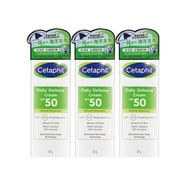 【Cetaphil 舒特膚】輕透物理低敏防曬霜 PA++++ 50ml/3支 (物理防曬/海洋友善)
