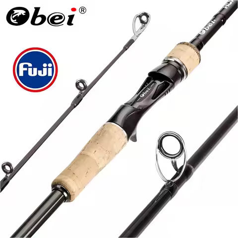 Obei HURRICANE 1.681.8/2.1/2.4/2.7/3.0m Fuji Baitcasting Fishing Rod Travel Ultra Light Casting Spin