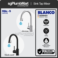 Blanco x sgPlumbMart Mida-S XL (Chrome/Black Matt) Pull-Out Kitchen Sink Mixer Tap with Pull Out Spray