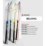 BUYING SWAN ROD | 150-180 | SPINNING SPINNING | SOLID FIBER | MAX DRAG 10KG | HEAVY ACTION | 10-20lb