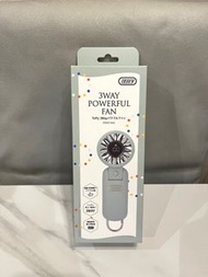 Toffy 3way powerful mini fan/ 便攜風扇仔