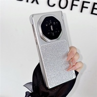 Bling Glitter Electroplated Leather Case For Huawei Mate X7 X6 MateX7 MateX6 5G Double Center Axes M