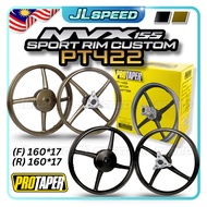PROTAPER PT422 NVX 155 V1 V2 / NVX155 AEROX 155 V1 V2 Sport Rim 4 Batang 4L 160/160-17 Hub Custom Pn