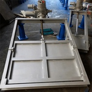 QZM Channel Gate Sewage Factory Treatment Square Screw Strip Valve DN400 500