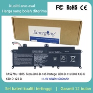 11.4V Laptop Battery PA5278U-1BRS For Toshiba Tecra X40-D-145 Portege X30-D-11U X40 X30-D X30-D-123-