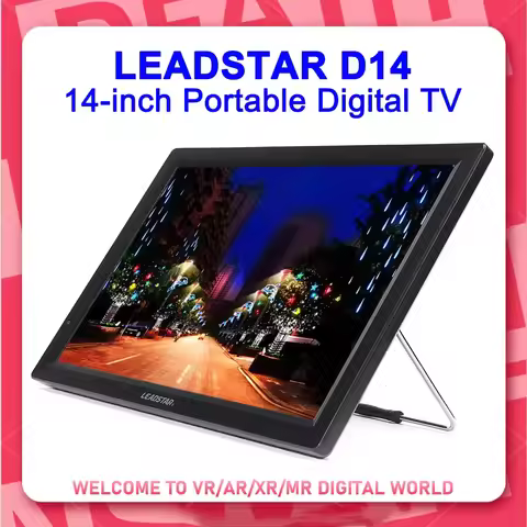 LEADSTAR D14 Portable Digital TV LD-D14 MP3 Player MP4 Player 14 Inch Mini Car TV for Vehicle Campin