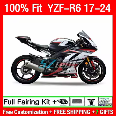 Fairing For YAMAHA YZF-R6 YZF R6 168Q1.107 YZFR6 Gloss Red 2017 2018 2019 2020 2021 2022 2023 2024 1
