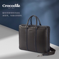 Crocodile 鱷魚皮件 手提公事包 真皮包包推薦 筆電包 Titan 2系列 0104-10501-黑色