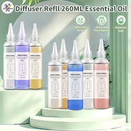 260ml Diffuser Refill Essential Oil for Aroma Diffuser Water Soluble Aromatherapy Fragrance Perfume 
