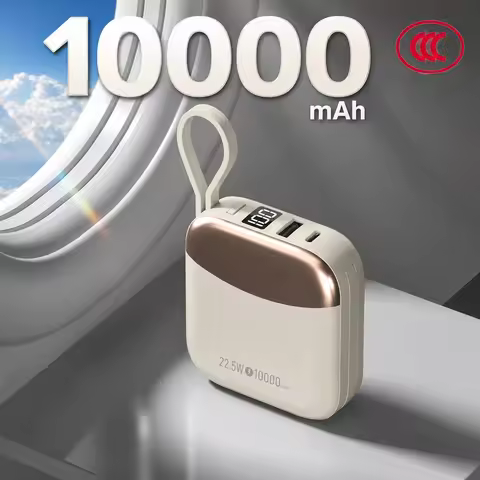 2027 New CCC Certified 10000mAh Mini Power Bank 22.5 W Schnellladung Powerbank Externer Akku Für IPh