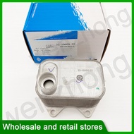 221000922 06K117021J Engine Oil Cooler For Atlas 2.0TFSI Beetle Golf Jetta Passat Tiguan Q5 06K11702