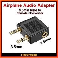 Airplane Audio Jack Adapter Earphone Headphone Airplane Adapter