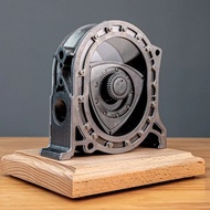 Desktop Rotary Engine Model Crafts Ornaments Boy Gift, Science Experiment Toy Kit, Wankel Engine 4-S