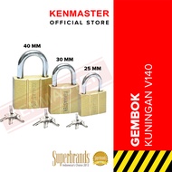 Kenmaster Gembok Kuningan V140 25mm - GMBK053