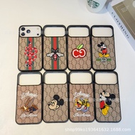 Embroidery Cartoon Retro Style Foreign Trade Hot-Selling Street Wear Suitable for iPhone17Pro max Li