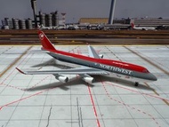 HERPA SCALE 1:500 美國西北航空 NORTHWEST AIRLINES “SPIRIT OF ASIA” BOEING 747-400波音747-400 飛機模型 收藏品