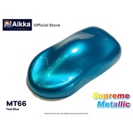 Aikka Supreme Metallic MT66 TEAL BLUE Cat Kereta Motor Cat Bancuh Siap/ 2K Car Paint DIY