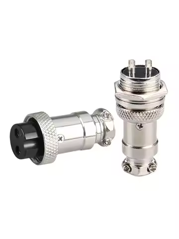 5/10/100Set GX12/GX16/GX20 Aviation Connector Male/Female 2/3/4/5/6/7/8/9/10/12/14/15Pin Docking/Fix