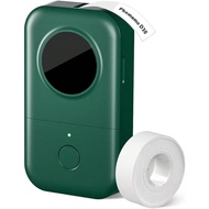 1 Label Machine With 1 Roll Of 12x40mm, 0.47" X 1.57" White Sticker Thermal Label Tape - D30 Portabl