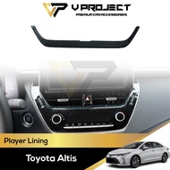 Toyota Altis E210 (2021 - 2025) Front Lower Panel U Lining Carbon Trim Altis E210 V Project Car Acce