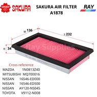 SAKURA FILTER A1878 16546-ED000 Nissan Latio,Sylphy,March,NV200 Van (PETROL)