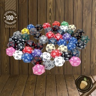 [Diamond] Chessex Dice Token D20 20-Sided Assorted Colors Per 1 Ball.