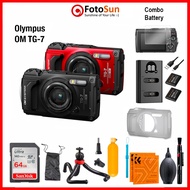 Olympus TG-7 OM System TG7 Battery, Lens cap, Silicone Combo Tough waterproof compact camera