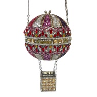 Dai Wei New Hot Air balloon Diamond-Studded Dinner bag Hollow Diamond Female bag Diamond Ball Clutch