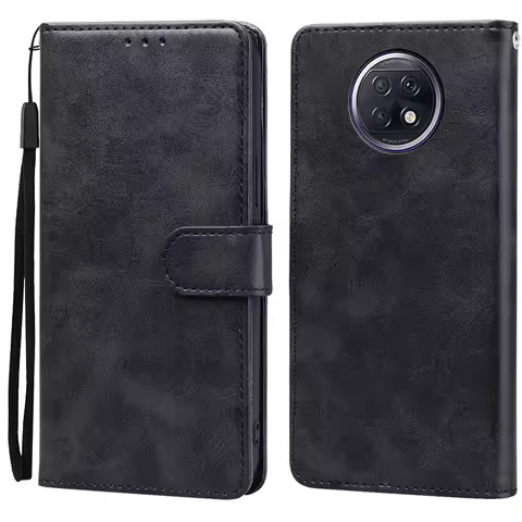 Leather Wallet Flip Case For Xiaomi Redmi Note 9T 5G Case Card Holder Magnetic Book Cover For Xiomi 