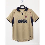 2001-02 Arsenal Away Retro Soccer Football Jersey