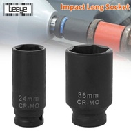 BEEYE Impact Socket Wrench, 6 Point 24mm 36mm Heavy Duty Wrench,  1/2" Drive Pneumatic Socket Wrench