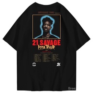 BreezeHub Oversized 21 Savage Tshirt | Unisex Streetwear Tee