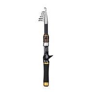 THANKSKY 34cm Storage Telescopic Fishing Rod Portable Ultra Short Mini Fishing Pole Fishing Supplies