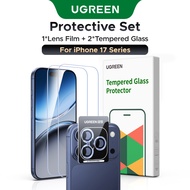UGREEN Phone Screen Protector Full Cover Protective Set 1*Lens Film + 2*Tempered Glass Tempered Glas